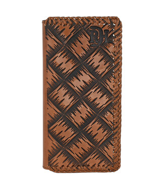 23225876W7 RDHC Rodeo Wallet Basket Weave