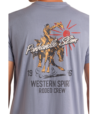 Panhandle Slim PU21T05773 Indigo Graphic Tee