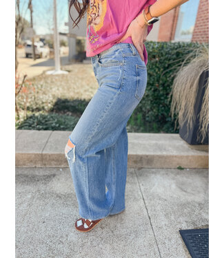 Eunina Super High Rise Baggy Jean-Retro 1799TD