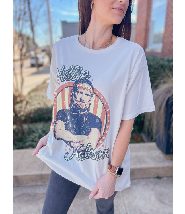 Wrangler 112361042 Willie Nelson Tee