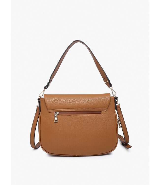 M2505 Monet Crossbody/Messenger w/ Stud Details Black