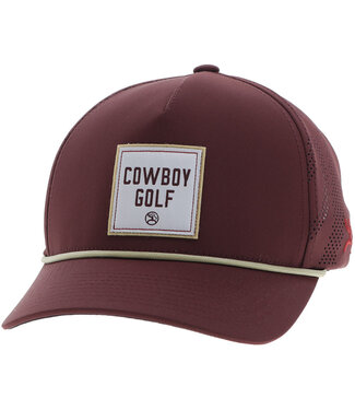 Hooey Cowboy Golf Maroon Trucker 2530T-MA