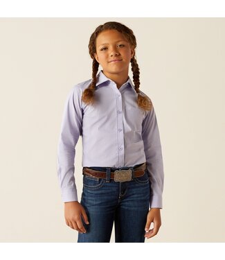 Ariat Intl 10054599 Girls Kirby LS Sweet Lav Stripe