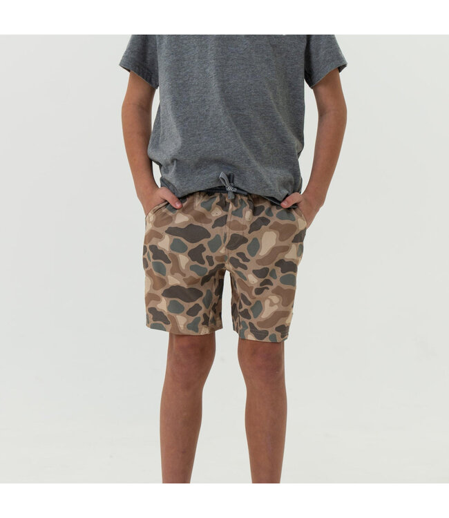 Youth Athletic Short Pintail Camo
