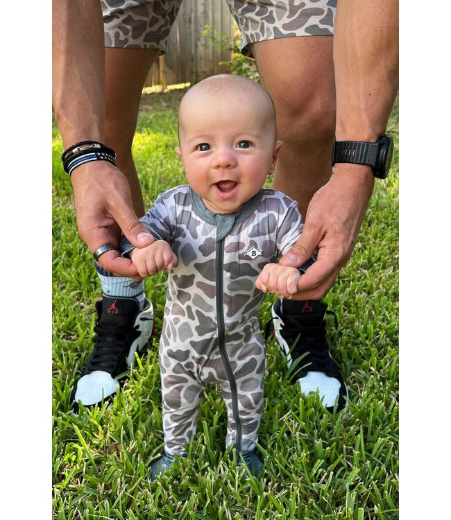 Baby Zip Up Classic Deer Camo