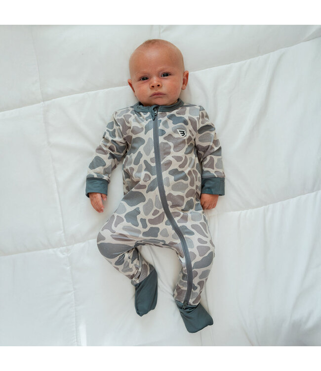 Baby Zip Up Classic Deer Camo