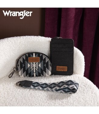 montana west Wrangler Dual Pouch Wristlet WG200-W052BK