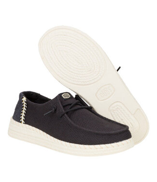 Hey Dude Wendy Espadrille Woven Black