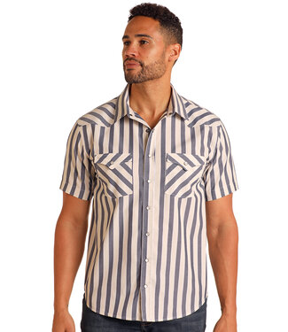 Panhandle Slim PMN3S05743 Mens SS Snap Cream