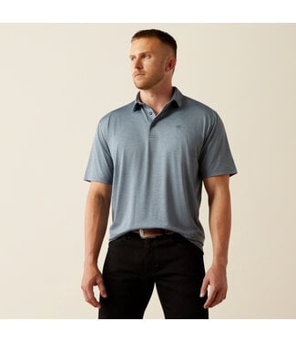 Ariat Intl 10055408 Charger 2.0 Polo Newsboy Blue