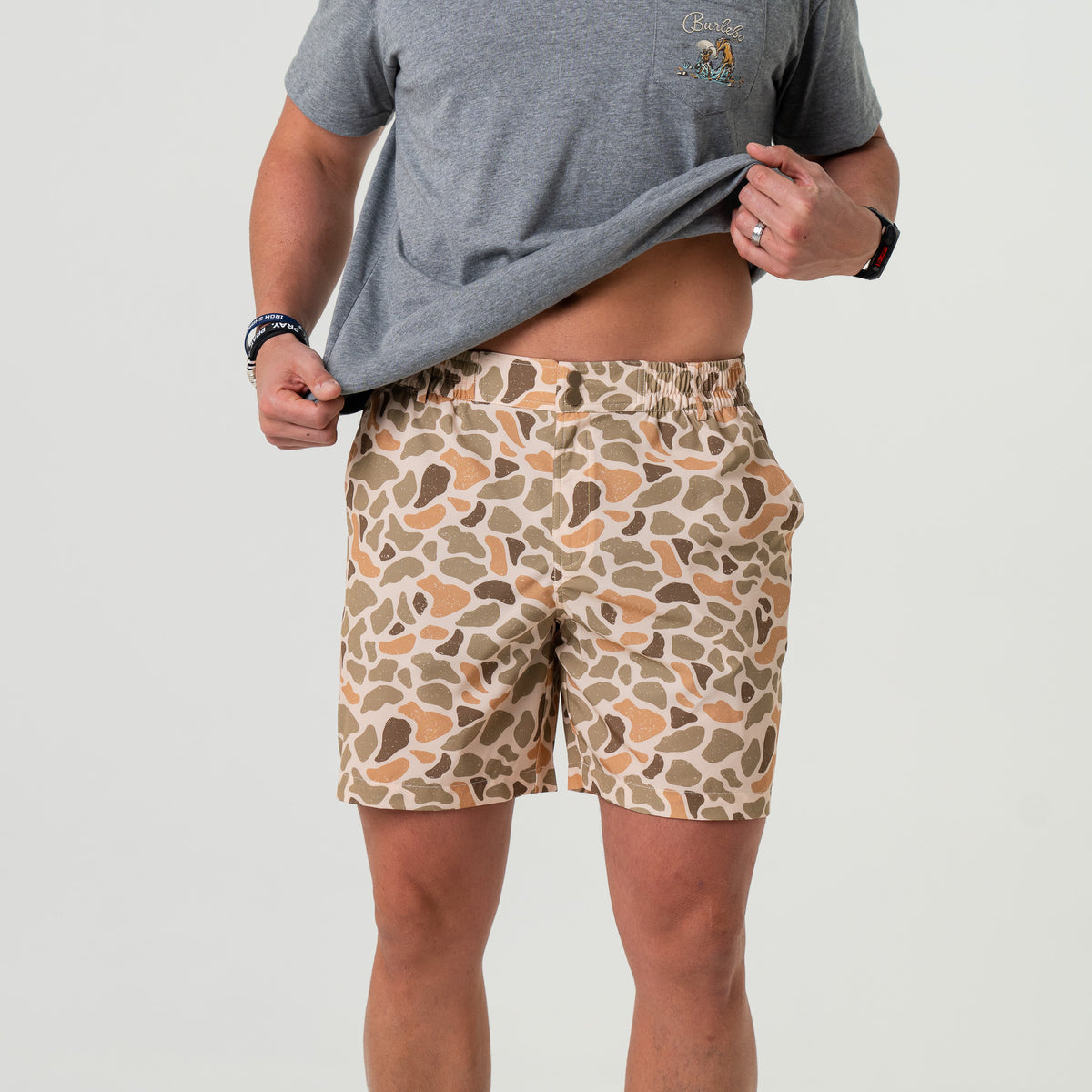 Burlebo Everyday Short 7” - Venado Camo - Brown Pocket