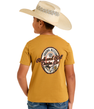 Panhandle Slim BB21T06786 RR Denim Co Tee Gold