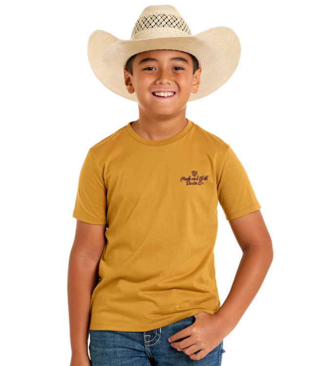 BB21T06786 RR Denim Co Tee Gold