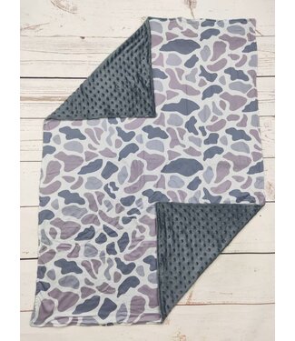 sassy kids palace Baby Gray Camouflage Print Blanket