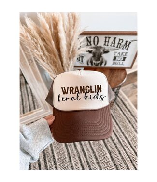 Southern Attitude Designs Wranglin Feral KidsTrucker Hat