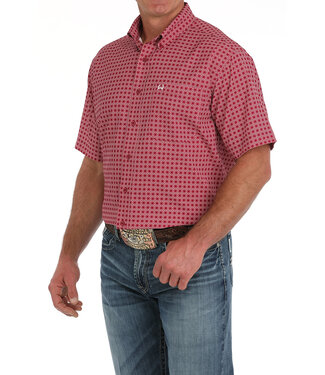 cinch MTW1704151 Mens Athletic SS Pink