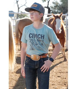 cinch MTT7670157 Boys SS Jersey Tee Green