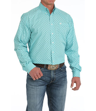 cinch MTW1105904 Mens LS Turq