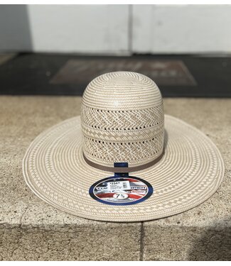American Hat Co American TC8910 Two Tone Fancy Vent Ivory/tan
