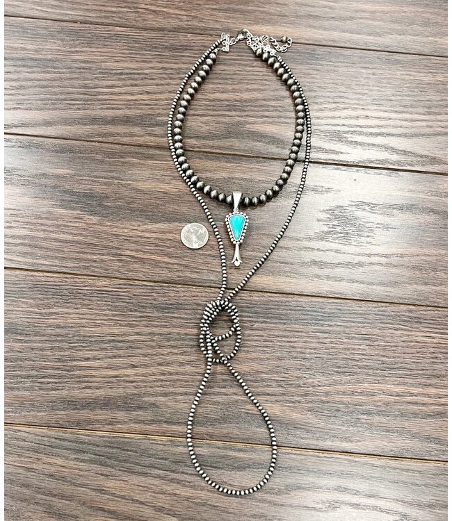 Squash Naja Turquoise Necklace 8364