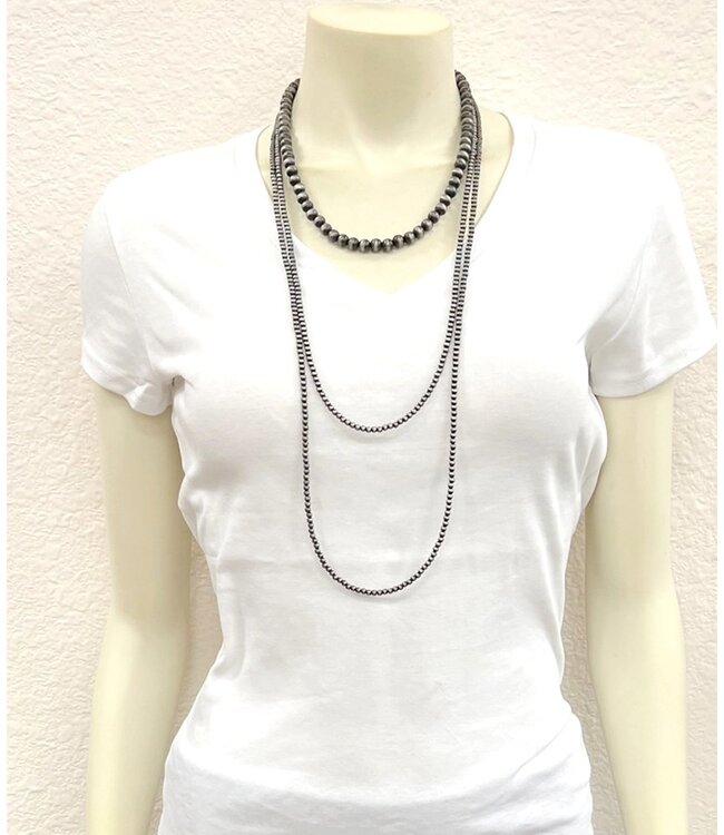 3-strand Navajo Bead Necklace 5534