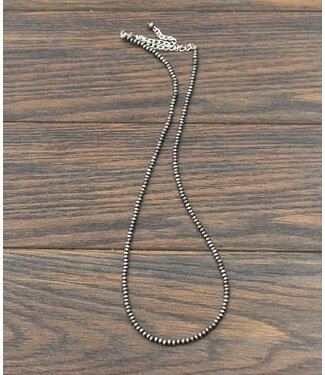 isac 26" Navajo Bead Necklace 3287