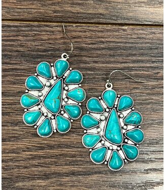 isac Navajo Blossom Earrings 4242