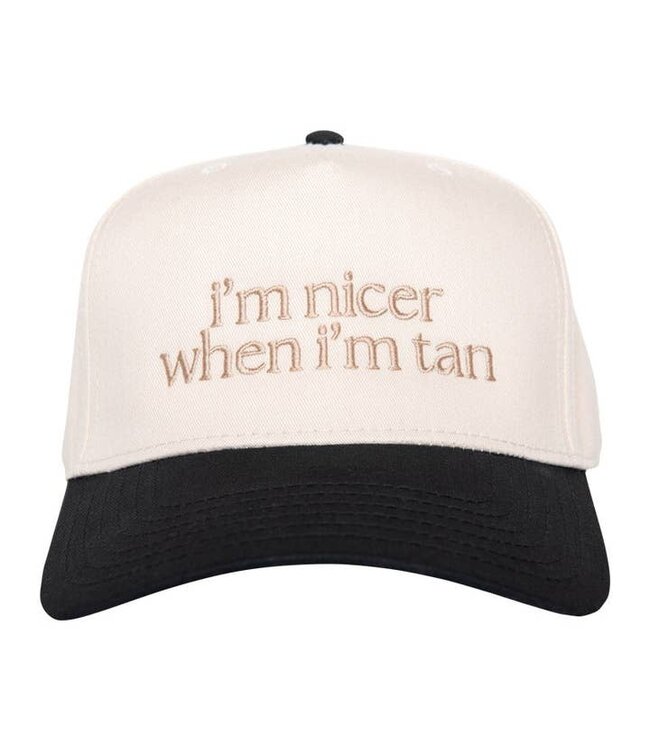 I'm Nicer When I'm Tan Vintage Hat