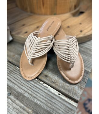 olem Azul Nude Sandal  21405