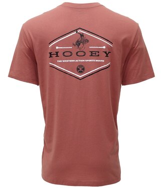 Hooey HT1655DK Hooey Mountains Mahogany Crew Tee