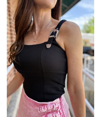 Panhandle Slim BW20T03905 Square Neck Crop Top