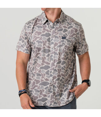 Burlebo Performance Button Up Deer Camo