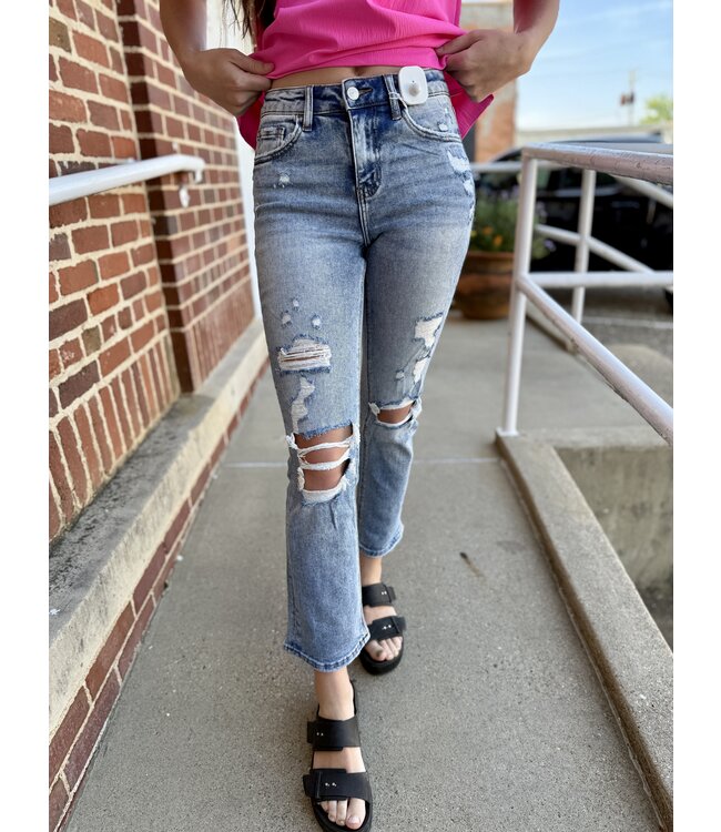 High Rise Slim Straight LV1121