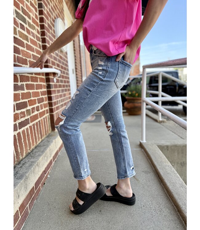 High Rise Slim Straight LV1121