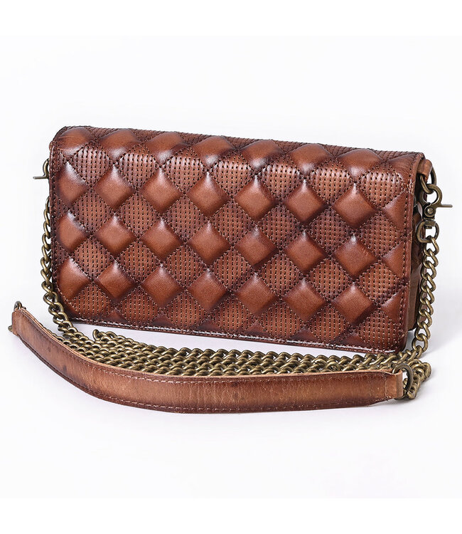 ADBGM519 Leather Quilted Clutch