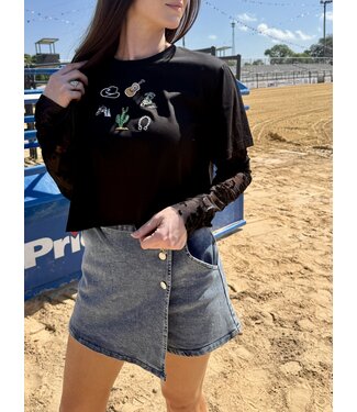 Blue B The Burnout Top 36545T