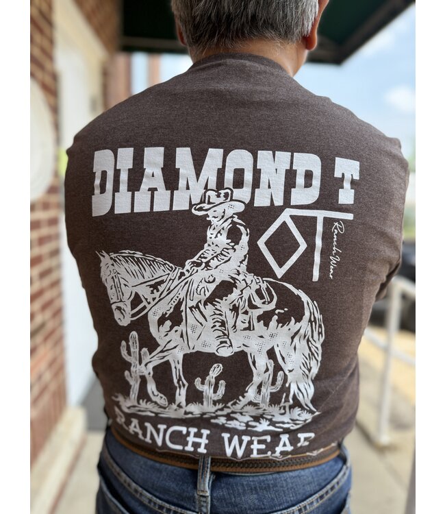 Diamond T Outfitters Brown DTO Tee