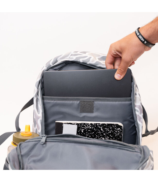 White Camo Backpack