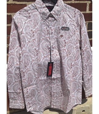 Panhandle Slim BMB2S06496 Paisley LS Cream