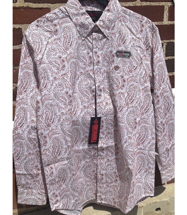 BMB2S06496 Paisley LS Cream
