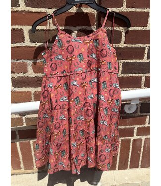 Panhandle Slim BGD0R06274 Conversational Print Dress
