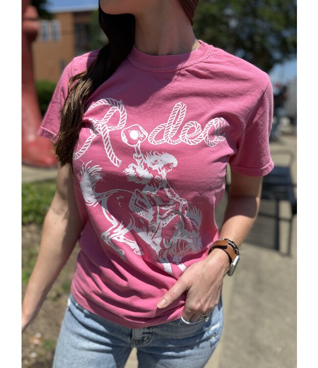 Golden Rose Rodeo Cowgirl Graphic Tee 0409