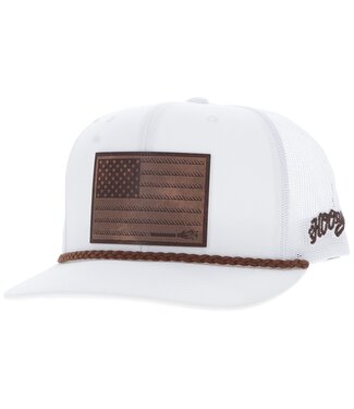 Hooey 2510T-WH Liberty Roper White Trucker