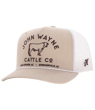 Hooey 2566T-TNWH John Wayne Tan/White