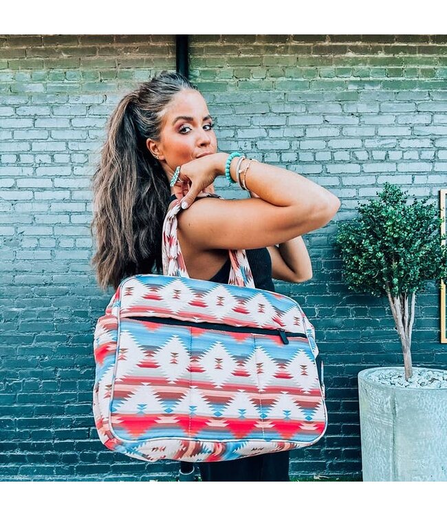 Aztec Puffer Duffel Bag