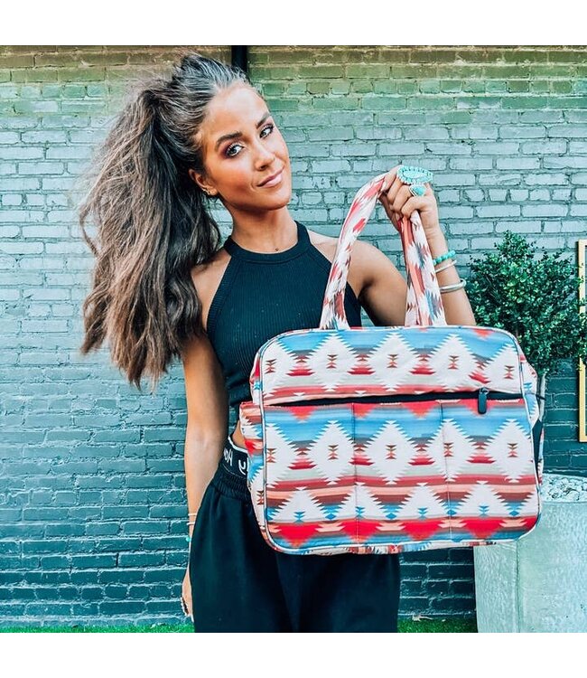 Aztec Puffer Duffel Bag