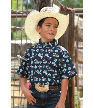 cinch MTW7140037 Boys Arenaflex SS Navy