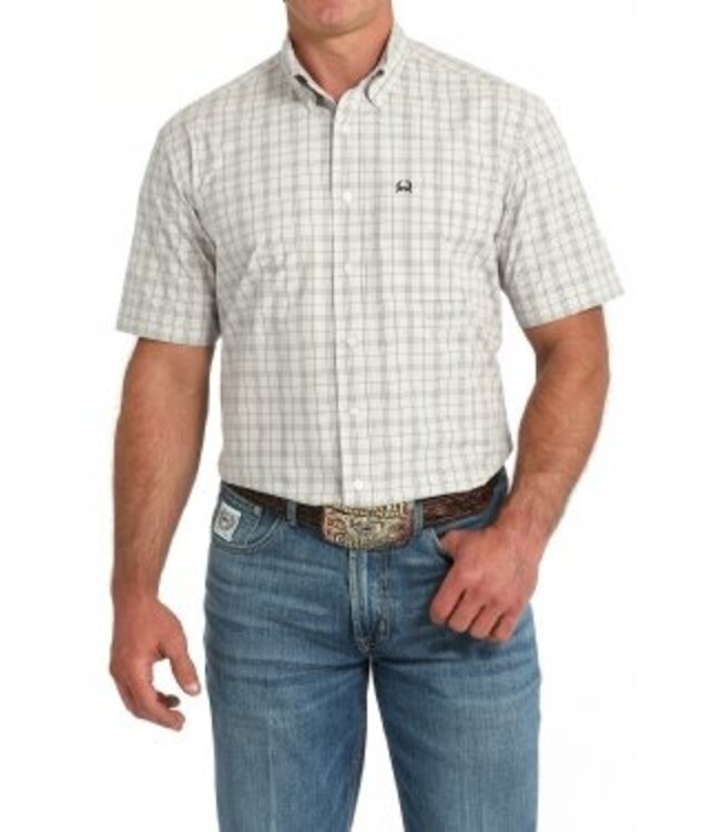 MTW1725002 SS Vented Athletic Print White