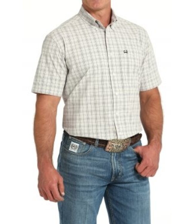 MTW1725002 SS Vented Athletic Print White