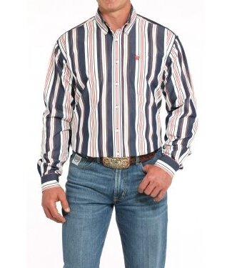 cinch MTW1105938 LS Stripe Navy